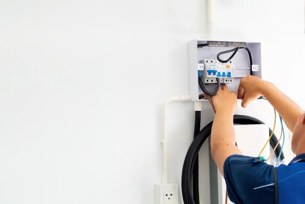EV charger installation on a Hills District home