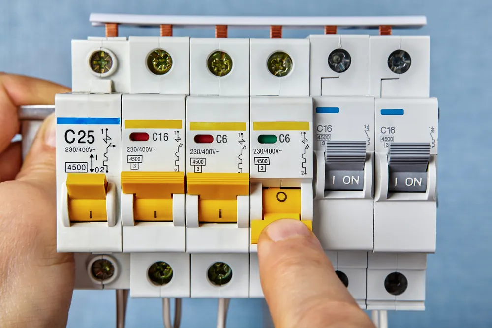 CBD Power Services electrician on a job in Bella Vista