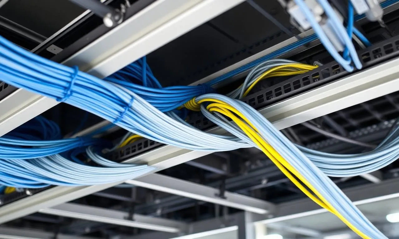 Commercial electrician completing a shop fit-out along Windsor Road in Kellyville